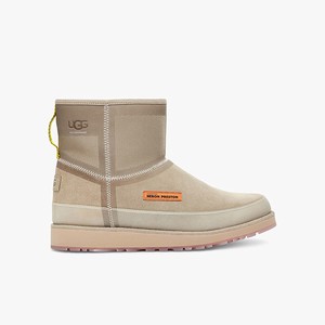 Ugg Heron Preston Classic Mini Tech Waterproof Men Classic Boots Beige (3456UFZVB)